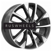 Диски КИК 7x17/5x110 ET38 D65,1 Роквуд (КС900) Алмаз черный