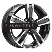 Диски КИК 6,5x16/5x114,3 ET43 D67,1 Оклахома (КС998) Алмаз черный Диски КИК 6,5x16/5x114,3 ET43 D67,1 Оклахома (КС998) Алмаз черный