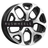 Диски КИК 6,5x16/4x100 ET43 D60,1 КС869 Алмаз черный Диски КИК 6,5x16/4x100 ET43 D60,1 КС869 Алмаз черный