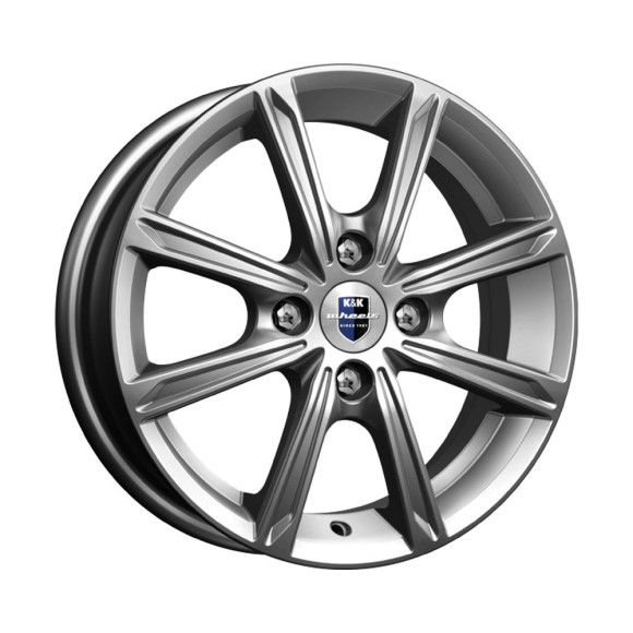 Диски КиК 5,0\R13 4*100 ET45 d67.1 Дарк платинум Диски КиК 5,0\R13 4*100 ET45 d67.1 Дарк платинум