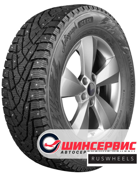 Шины Ikon 235/65R16C 121/119R Autograph Ice C4 TL (шип.)