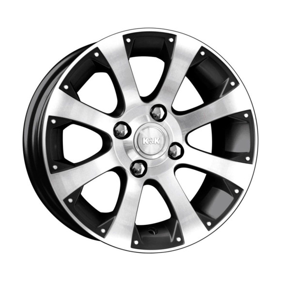 Диски КиК 5.5\R14 4*98 ET18 d58.5 Алмаз черный