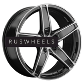 Диски LS 8,5x19/5x130 ET50 D71,6 1337 BKF (конус)