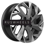 Диски Khomen Wheels 5,5x14/4x100 ET43 D67,1 KHW1402 (Solaris/Logan/Rio) Gray-FP
