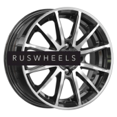 Диски КИК 5,5x14/4x100 ET40 D54,1 Квант (КС960) Алмаз черный