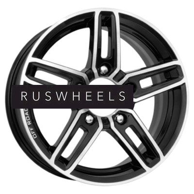 Диски КИК 6,5x16/5x139,7 ET40 D98 Дон (КС588) Алмаз черный