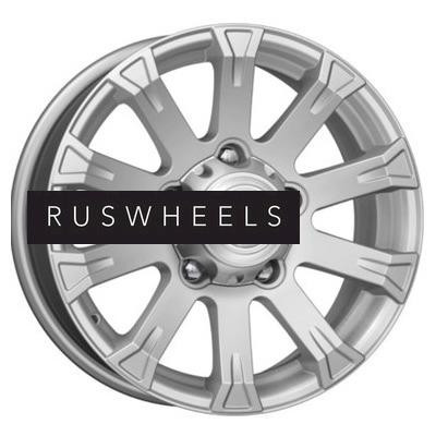 Грузовые диски K&K 7x16/5x139,7 ET35 D95,3 Байкал (КС601) Сильвер