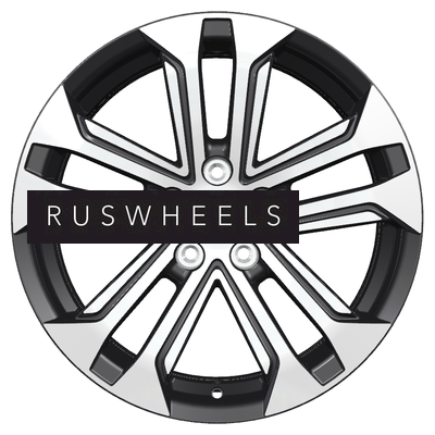 Диски Khomen Wheels 7x18/5x114,3 ET48,5 D67,1 KHW1803 (Sportage) Black-FP