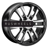 Диски LS 7x17/6x139,7 ET38 D67,1 1287 BKF (конус, Колпак+лого)