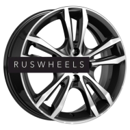 Диски КИК 6x16/4x100 ET37 D60,1 Samara-оригинал (КС866) Алмаз черный SK