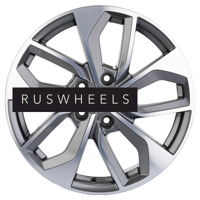 Диски Khomen Wheels 7x17/5x114,3 ET50 D67,1 KHW1703 (CX-5/Seltos/Optima) Gray-FP