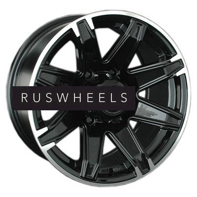 Диски LS 8x16/6x139,7 ET10 D110,5 763 BKL (конус, Колпак+лого)