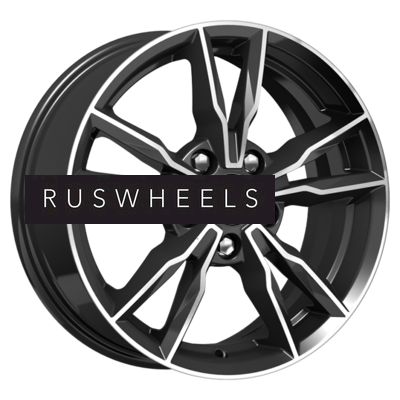 Диски iFree 6,5x16/5x114,3 ET35 D67,1 Икигай (КС865) Блэк Джек