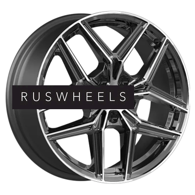 Диски КИК 7x17/5x114,3 ET35 D60,1 Юнион (КС1025) Алмаз черный