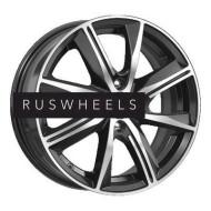 Диски КИК 7x17/5x105 ET35 D56,6 Арнар (КС896) Алмаз черный