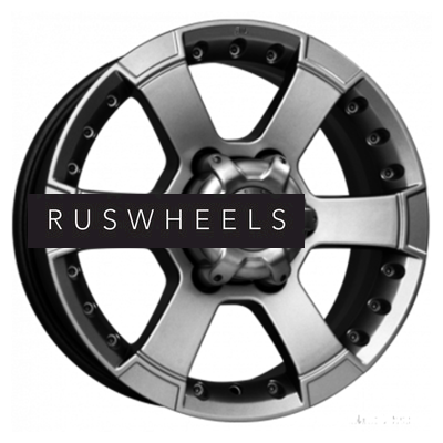 Диски КИК 7x16/6x139,7 ET38 D92,5 M56 (КС593) Дарк платинум Диски КИК 7x16/6x139,7 ET38 D92,5 M56 (КС593) Дарк платинум