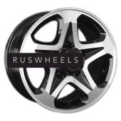 Диски LS 7x16/5x139,7 ET5 D108,5 774 BKF (конус, Колпак+лого)