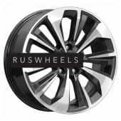 Диски КИК 7x17/5x108 ET50 D63,35 Авиор (КС936) Алмаз черный