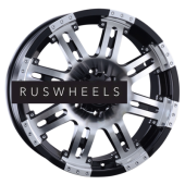 Диски LS 9x20/6x139,7 ET20 D106,1 954 BKF (конус, Колпак+лого)