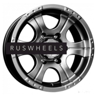 Диски КИК 8x16/5x139,7 ET-15 D110,1 Байконур Джип-рейд (КС465М) Дарк платинум