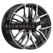 Диски iFree 7x17/5x100 ET45 D56,1 Аскет (КС1072) Блэк Джек