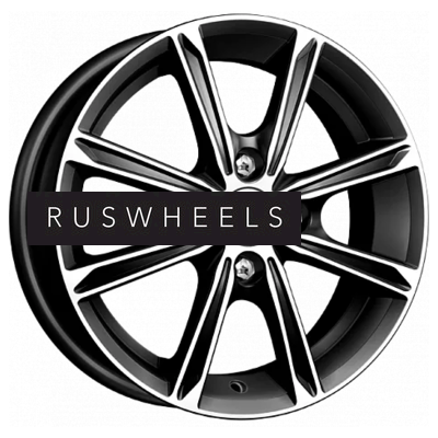 Диски КИК 5x14/4x100 ET43 D60,1 Флэш-оригинал (КС698) Алмаз черный