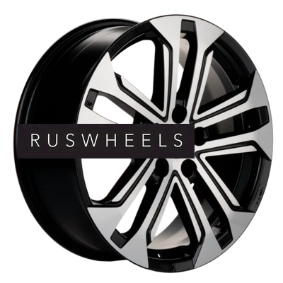 Диски Khomen Wheels 7x18/5x114,3 ET40 D64,1 KHW1803 (Haval F7/F7x) Black-FP