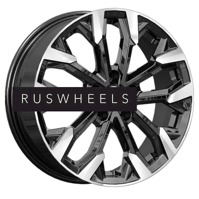 Диски K&K 6,5x17/5x112 ET46 D57,1 Морейн (КС1046) Алмаз черный