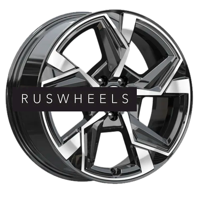 Диски КИК 7,5x18/5x112 ET46 D66,6 Кайан (КС1012) Алмаз черный