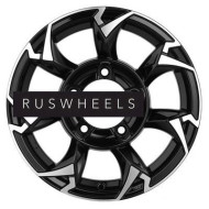 Диски Khomen Wheels 5,5x15/5x139,7 ET5 D108,1 KHW1505 (Jimny) Black-FP