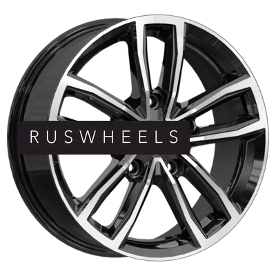 Диски КИК 6,5x17/5x114,3 ET45 D60,1 Каланг (КС1086) Алмаз черный