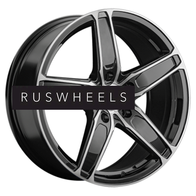 Диски LS 8x18/5x130 ET45 D71,6 1337 BKF (конус)