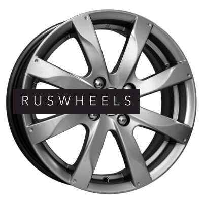 Диски КИК 6x15/4x100 ET37 D60,1 Джемини-оригинал (КС617) Дарк платинум