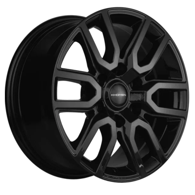 Диски Khomen Wheels 8x17/6x139,7 ET30 D106,1 KHW1723 (Fortuner/Hilux) Black