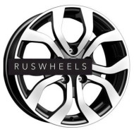 Диски КИК 6,5x16/5x114,3 ET45 D60,1 КС704 Алмаз черный Диски КИК 6,5x16/5x114,3 ET45 D60,1 КС704 Алмаз черный