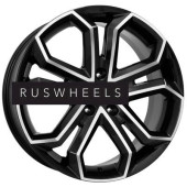 Диски КИК 8,5x19/5x130 ET38 D84,1 Пандора (КС466) Алмаз черный