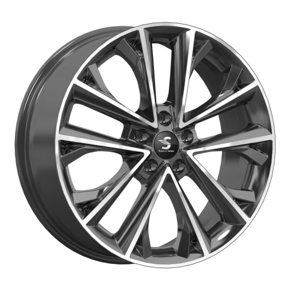Диски СКАД Premium 7,0\R18 5*108 ET47 d60.1 Diamond gloss graphite