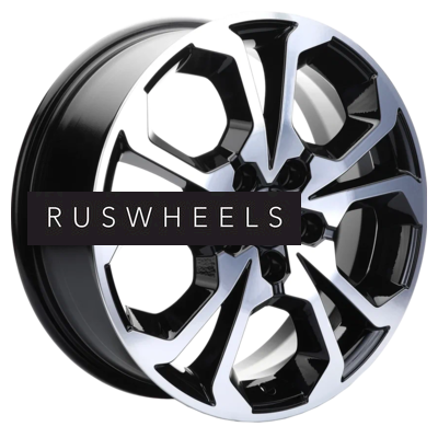 Диски Khomen Wheels 6,5x17/5x108 ET33 D60,1 KHW1711 (Chery/Exeed) Black-FP