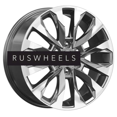 Диски Premium Series 8x20/6x139,7 ET38 D67,1 КР007 (Pajero Sport) Diamond Gloss Graphite