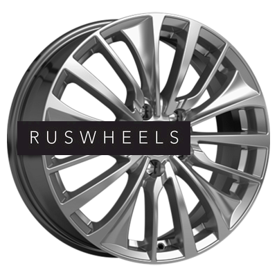 Диски КИК 6,5x17/5x114,3 ET50 D66,1 Flanker (КС1097) Дарк платинум