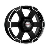 Диски КиК 7,0\R16 6*139.7 ET38 d67.1 Алмаз черный