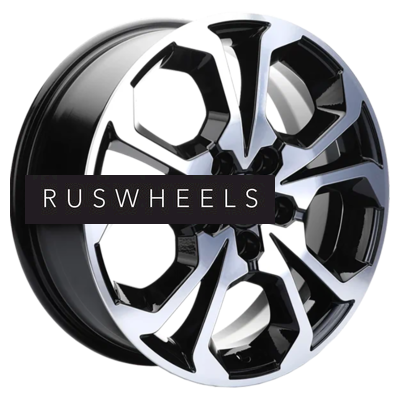 Диски Khomen Wheels 6,5x17/5x114,3 ET50 D64,1 KHW1711 (Haval/Honda) Black-FP Диски Khomen Wheels 6,5x17/5x114,3 ET50 D64,1 KHW1711 (Haval/Honda) Black-FP