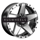 Диски LS 8x17/6x139,7 ET25 D106,1 1284 BKF (конус, Колпак+лого)