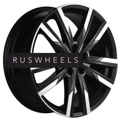 Диски Khomen Wheels 7,5x19/5x108 ET46 D63,4 KHW1905 (Geely Monjaro/Tugella) Black-FP