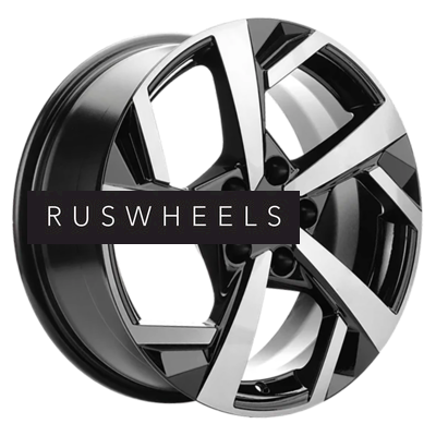 Диски Khomen Wheels 7x17/5x114,3 ET48,5 D67,1 KHW1712 (Sportage) Black-FP Диски Khomen Wheels 7x17/5x114,3 ET48,5 D67,1 KHW1712 (Sportage) Black-FP