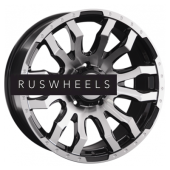 Диски LS 9x20/6x139,7 ET20 D100,1 1294 BKF (конус, Колпак+лого)