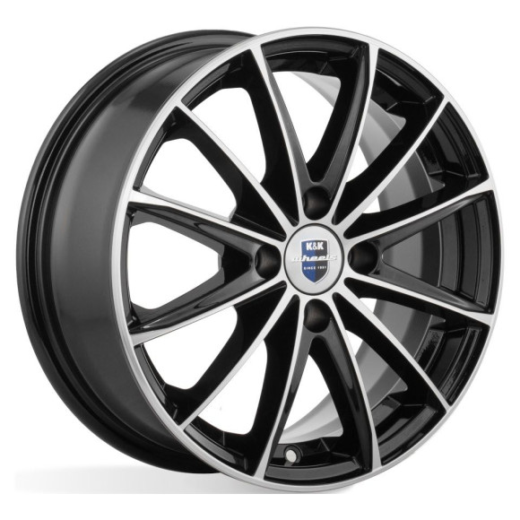 Диски КиК  ПойнтБланк-ориг. (КС884)  6,0\R15 4*100 ET50  d60,1  Алмаз черный  [r75098SK]  Fb max 540 kg