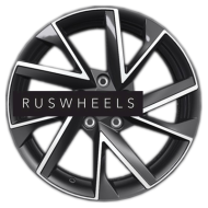 Диски Khomen Wheels 7x17/5x112 ET49 D66,6 KHW1714 (Audi A4) Black-FP