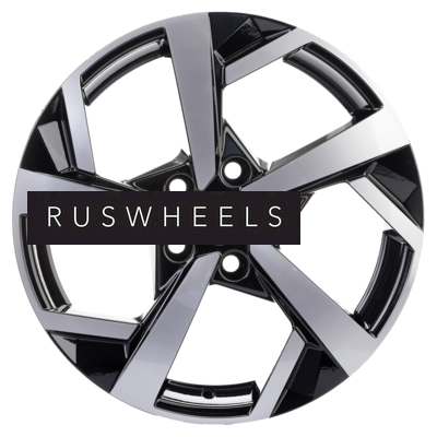 Диски Khomen Wheels 7x17/5x112 ET43 D57,1 KHW1712 (Karoq/Octavia/Passat/Tiguan) Black-FP