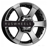 Диски КИК 7x16/6x139,7 ET20 D110,1 M56 (КС593) Дарк платинум